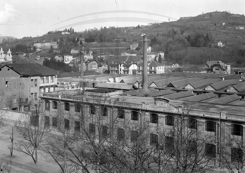 Historical FIAT factory at Corso Dante in Turin, 1911